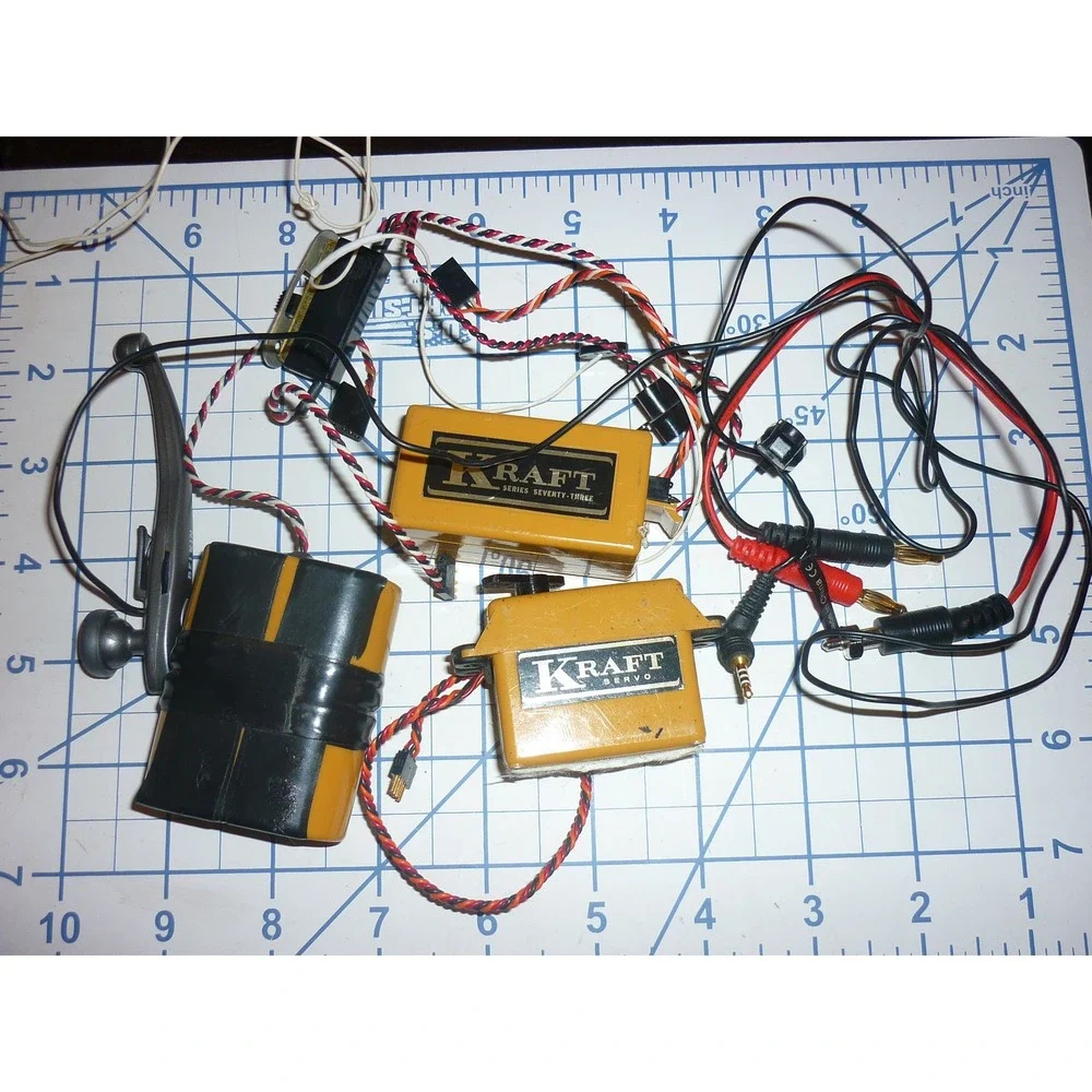 Vintage Kraft Series Seventy-Three RC Receiver & KPS-14 Servo Lot‎ - 1973 USA